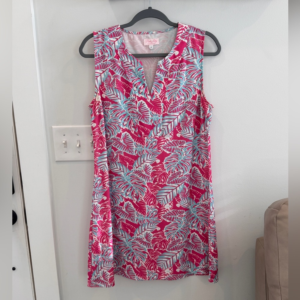 Women’s Pink Lily Size M Summer Dress Like New Athletic and Stretchy